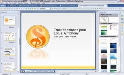 Interface Lotus Symphony Presentations