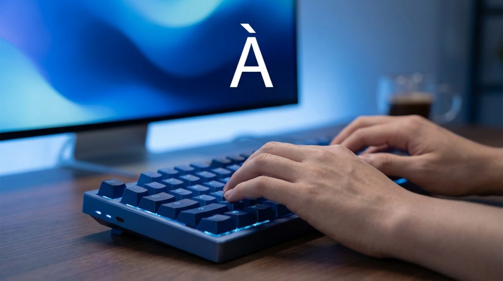 Comment taper un A majuscule avec accent sur Windows et Mac