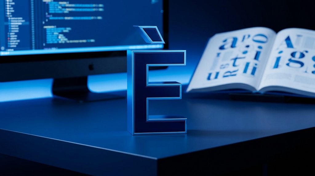 E majuscule avec accent grave, essentiel pour la clarté orthographique