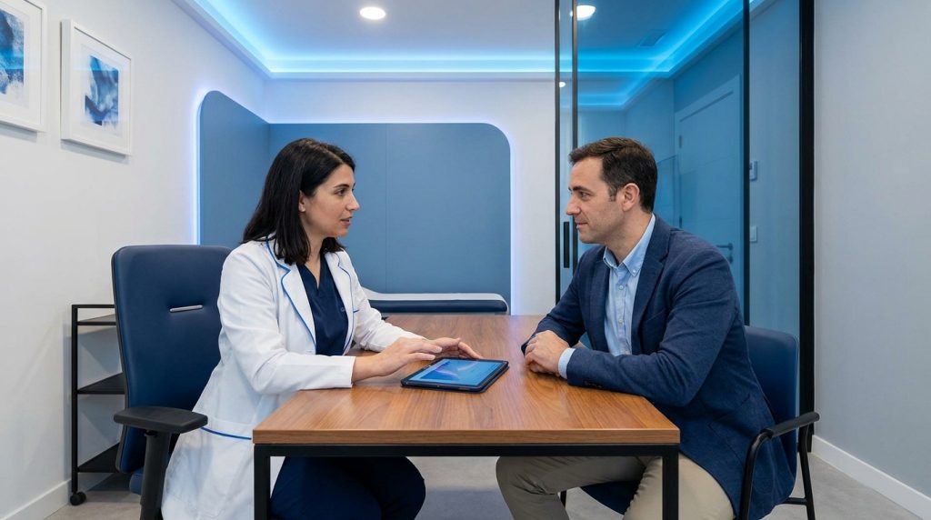 Formule de politesse pour échanges avec un docteur en France