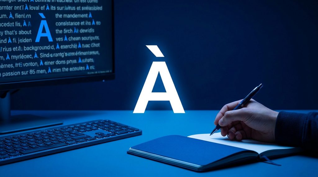 Comment taper le A majuscule accentué pour éviter les fautes typographiques