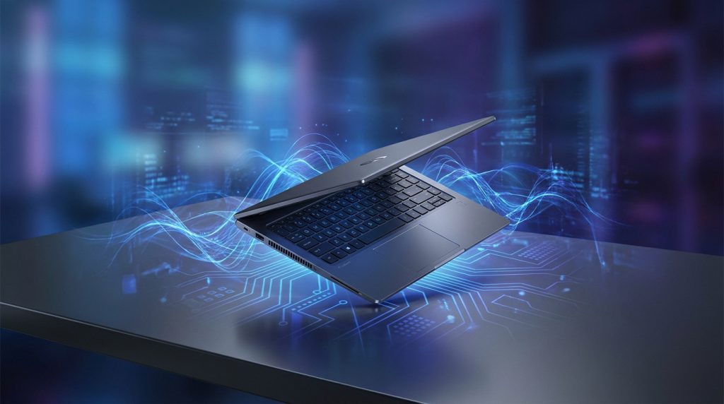 HP ProBook 460 G11 laptop showcasing its 16-inch display and sleek design, optimized for performance and AI