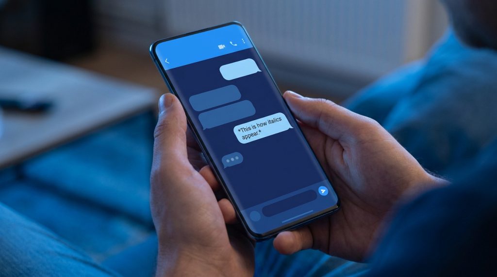Guide sur comment écrire en italique sur WhatsApp avec underscores pour améliorer la lisibilité
