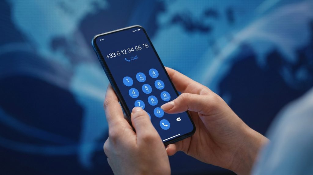 Indicatif téléphonique +33 pour appeler la France depuis l'étranger