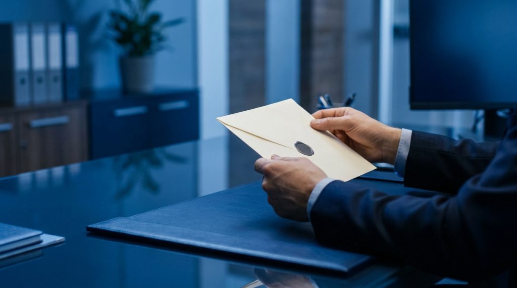 Formule de politesse pour un avocat en 2026, mettant en avant le titre Maître