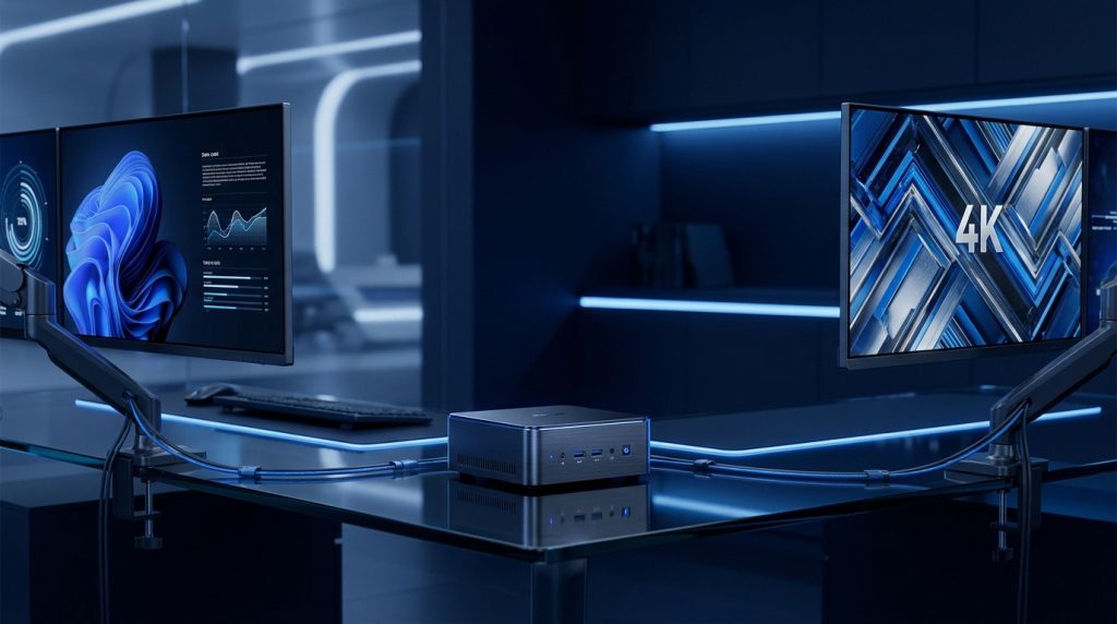 Geekom A6 mini PC with Ryzen 7 6800H and Radeon 680M in aluminum chassis