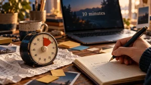 Se motiver pour travailler commence par un premier geste, pas par l’envie parfaite