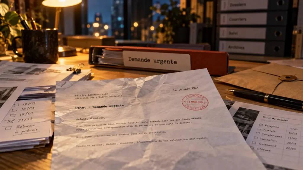 Modèle lettre demande de logement urgent et justificatifs à joindre