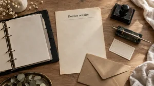 Modèle de lettre pour notaire : les informations à préciser pour obtenir une réponse claire